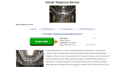 Desktop Screenshot of inmatetelephoneservice.org