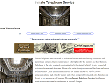 Tablet Screenshot of inmatetelephoneservice.org